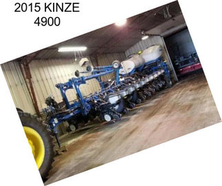 2015 KINZE 4900