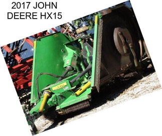 2017 JOHN DEERE HX15