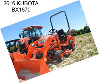 2016 KUBOTA BX1870