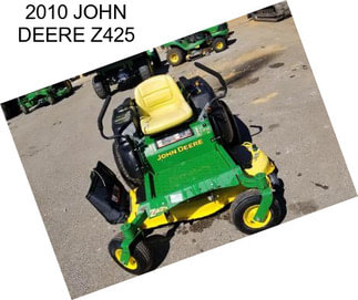 2010 JOHN DEERE Z425