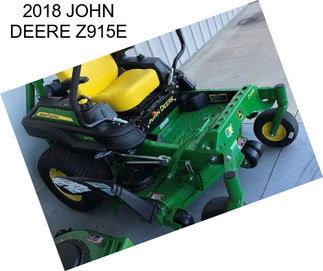 2018 JOHN DEERE Z915E