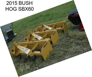 2015 BUSH HOG SBX60