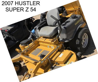 2007 HUSTLER SUPER Z 54