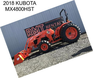 2018 KUBOTA MX4800HST