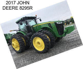 2017 JOHN DEERE 8295R