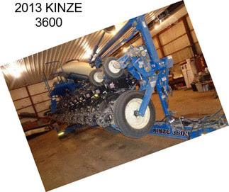 2013 KINZE 3600