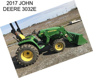 2017 JOHN DEERE 3032E