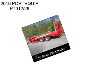 2016 PORTEQUIP PT012/26