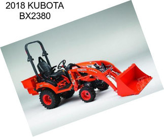 2018 KUBOTA BX2380