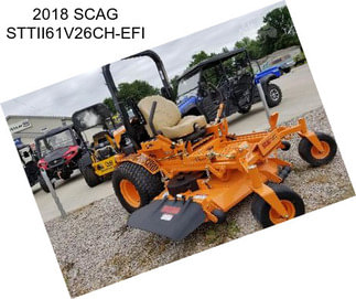 2018 SCAG STTII61V26CH-EFI