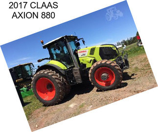 2017 CLAAS AXION 880
