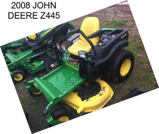 2008 JOHN DEERE Z445