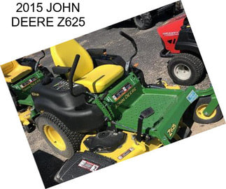 2015 JOHN DEERE Z625