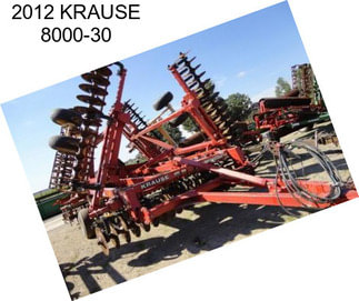 2012 KRAUSE 8000-30