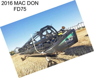 2016 MAC DON FD75