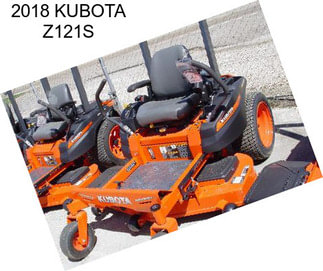 2018 KUBOTA Z121S