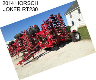 2014 HORSCH JOKER RT230