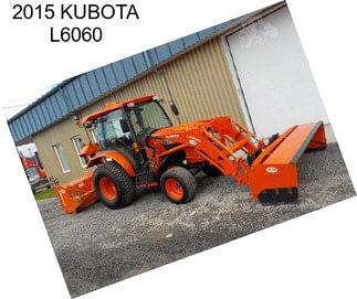 2015 KUBOTA L6060