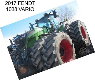 2017 FENDT 1038 VARIO