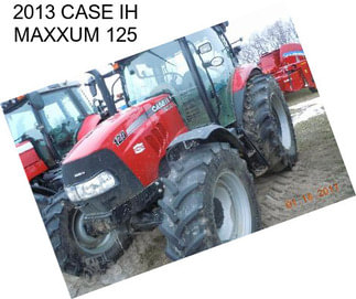 2013 CASE IH MAXXUM 125