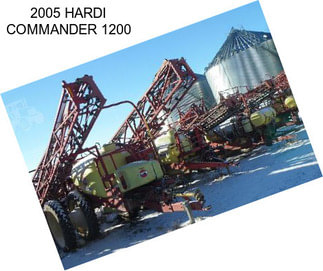 2005 HARDI COMMANDER 1200