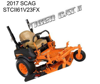 2017 SCAG STCII61V23FX