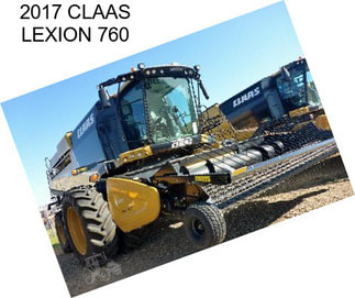 2017 CLAAS LEXION 760