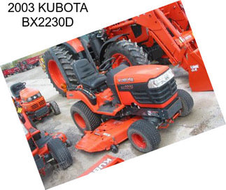 2003 KUBOTA BX2230D