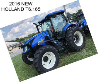 2016 NEW HOLLAND T6.165