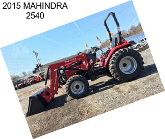 2015 MAHINDRA 2540