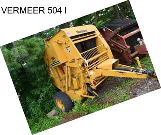 VERMEER 504 I