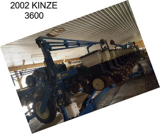 2002 KINZE 3600