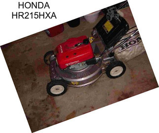 HONDA HR215HXA