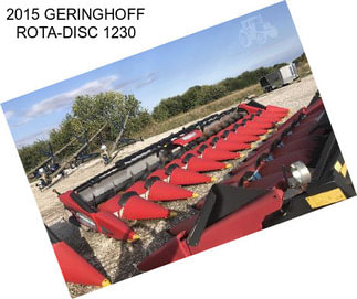 2015 GERINGHOFF ROTA-DISC 1230