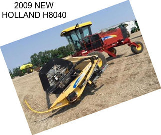 2009 NEW HOLLAND H8040