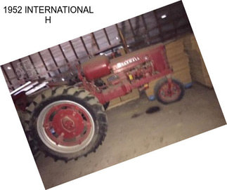 1952 INTERNATIONAL H