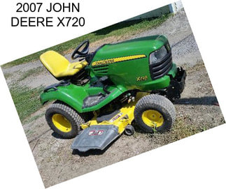 2007 JOHN DEERE X720