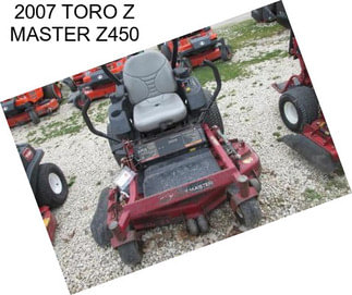 2007 TORO Z MASTER Z450