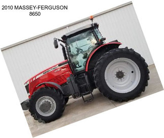 2010 MASSEY-FERGUSON 8650