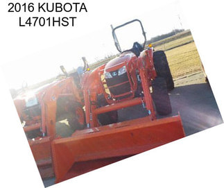 2016 KUBOTA L4701HST
