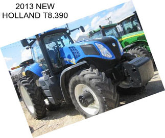 2013 NEW HOLLAND T8.390