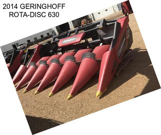 2014 GERINGHOFF ROTA-DISC 630