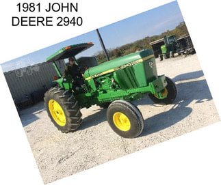 1981 JOHN DEERE 2940