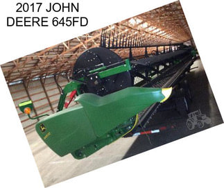 2017 JOHN DEERE 645FD