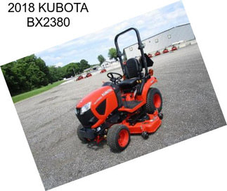 2018 KUBOTA BX2380