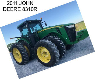 2011 JOHN DEERE 8310R