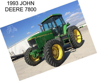 1993 JOHN DEERE 7800