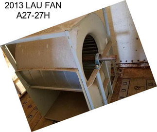 2013 LAU FAN A27-27H