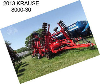 2013 KRAUSE 8000-30