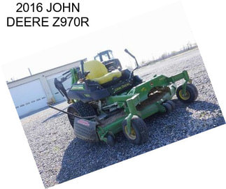 2016 JOHN DEERE Z970R